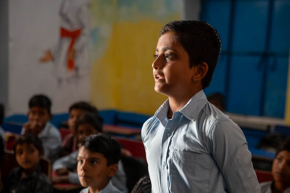 Schüler in Udaipur