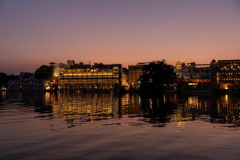 Udaipur bei Nacht