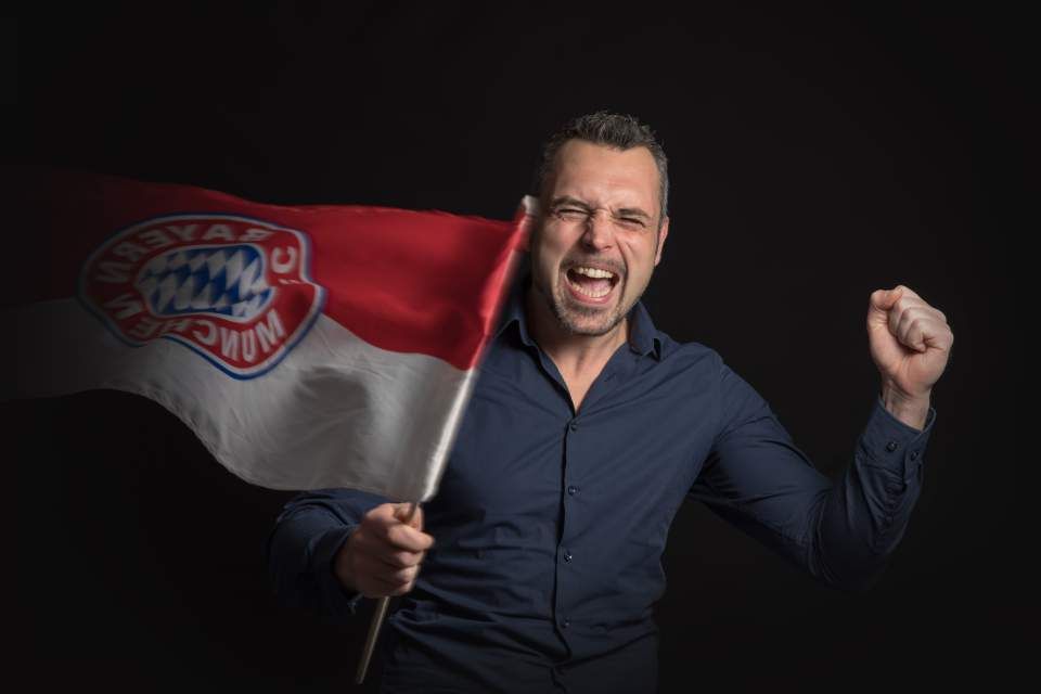 Männerprojekt FCB Fahne