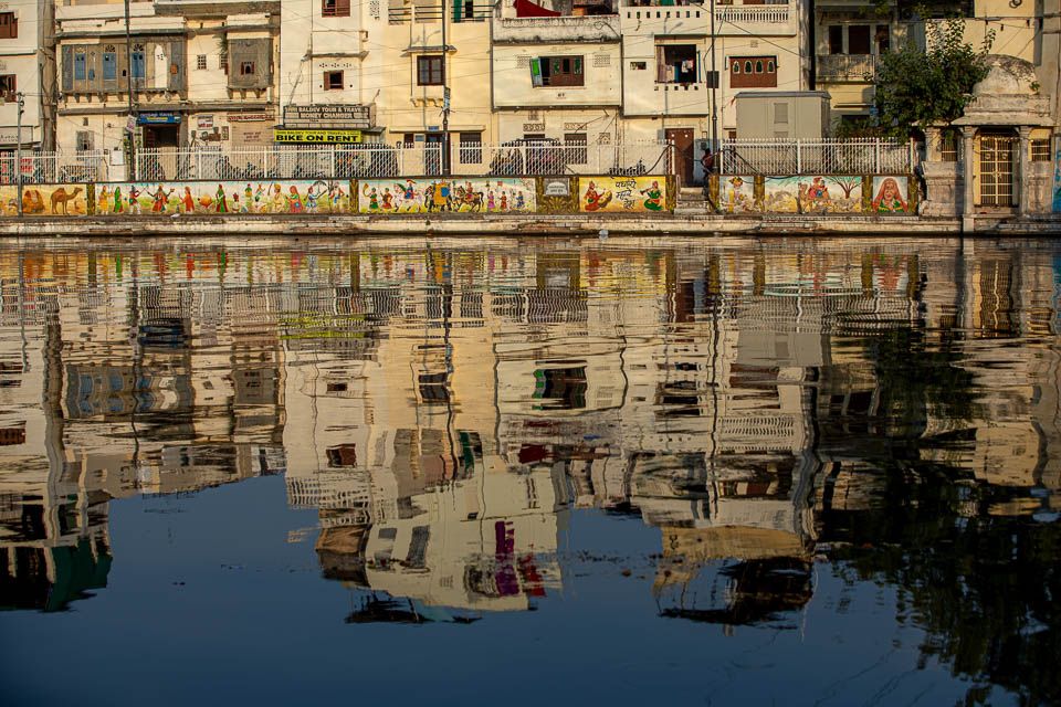 Spiegelung in Udaipur