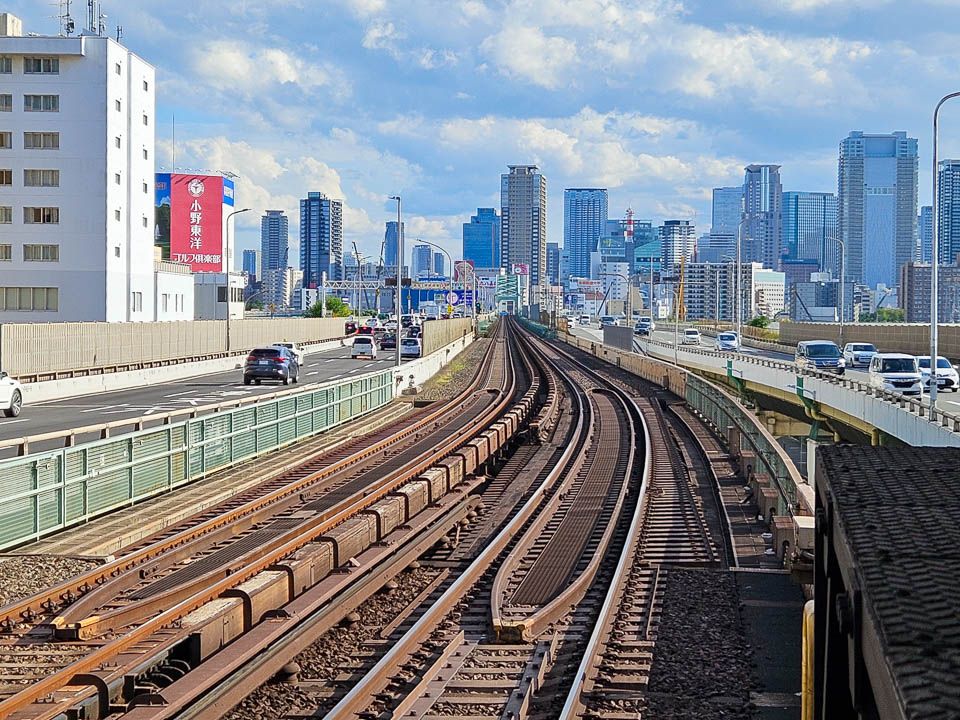 Osaka, Bahngleise