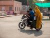 Zu viert auf dem Motorrad