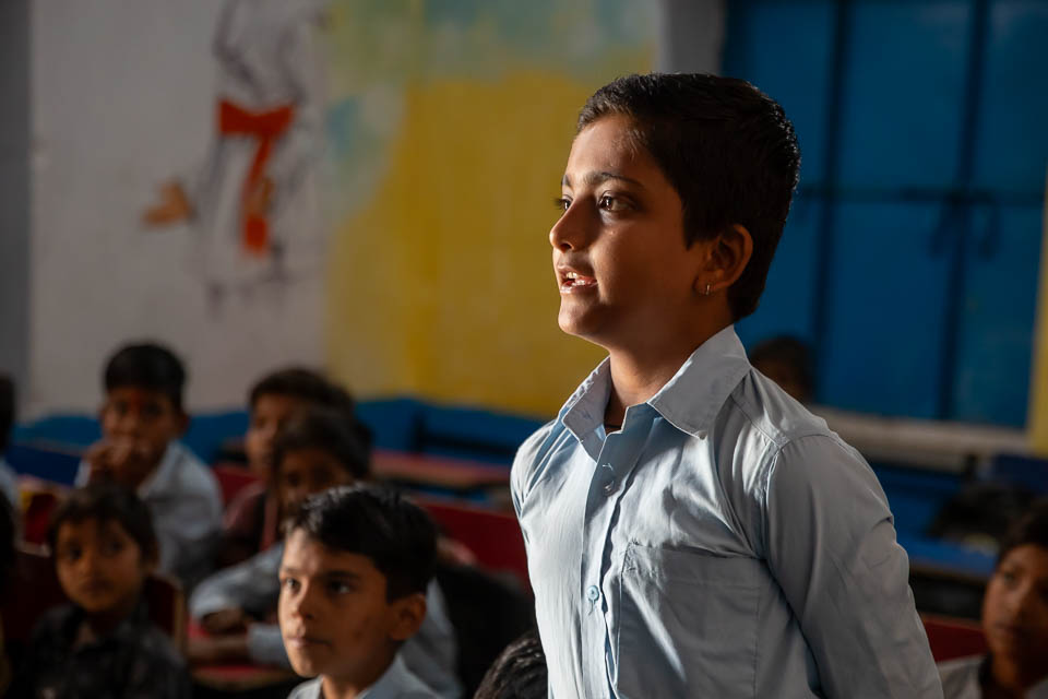 Schüler in Udaipur
