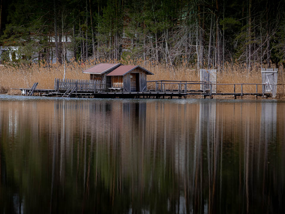 Hütte am See